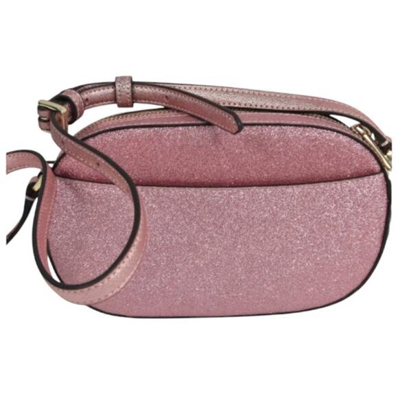 NWT Kate Spade New York glimmer oval camera bag Pink - Picture 2 of 6